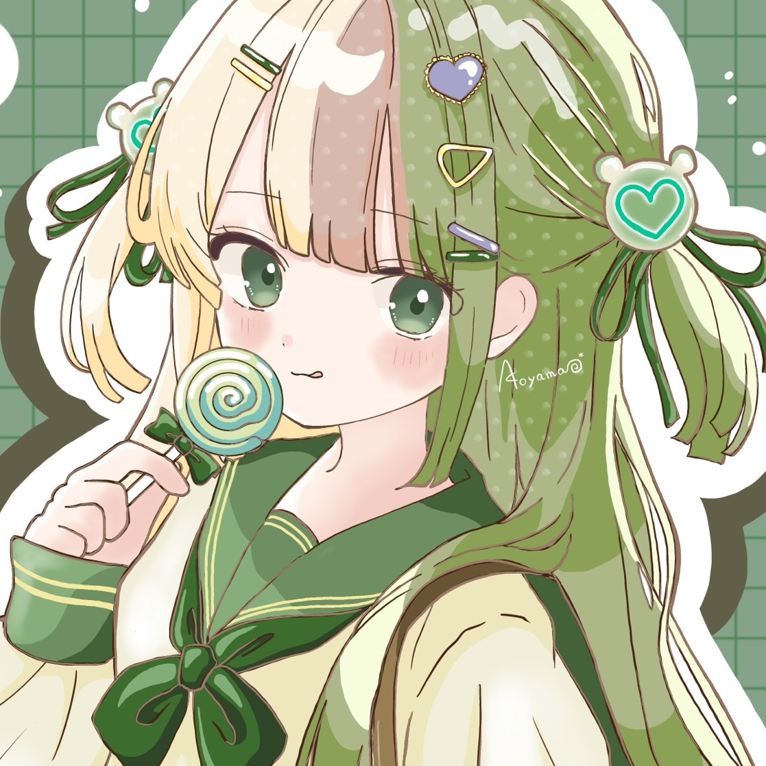 あおやま.