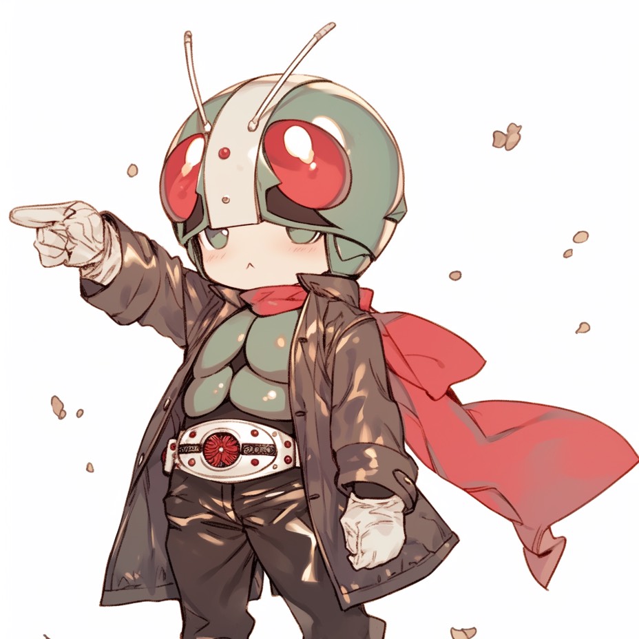 仮面ライダーのやつ( ˙꒳​˙ᐢ )