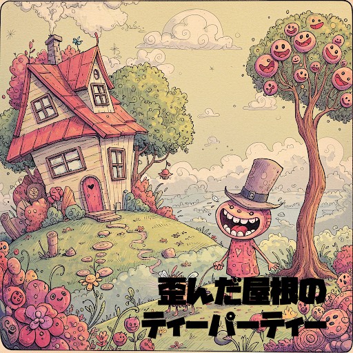 歪んだ屋根のティーパーティー