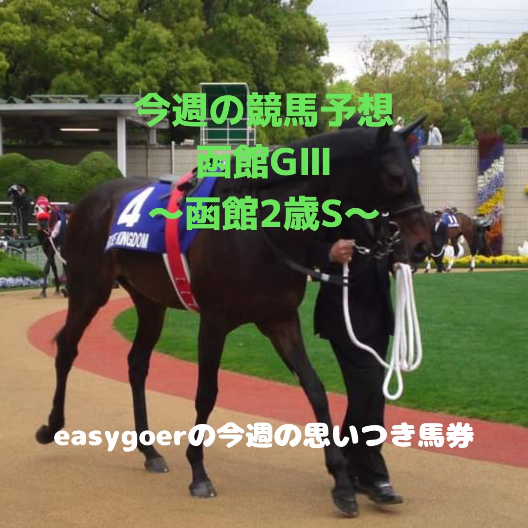 easygoerの今週の思いつき馬券 函館2歳S