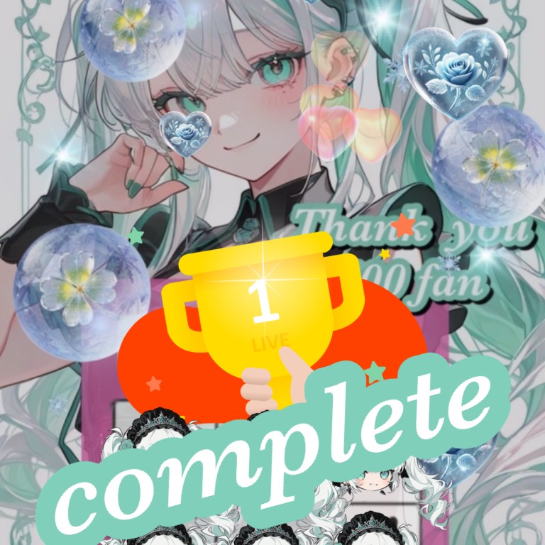 500fan記念ﾋﾞﾝｺﾞ🩵