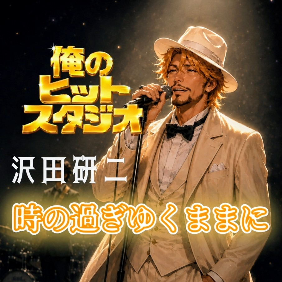 🍷 沢田研二 「時の過ぎゆくままに」 昭和平成のヒット曲 歌ってみた