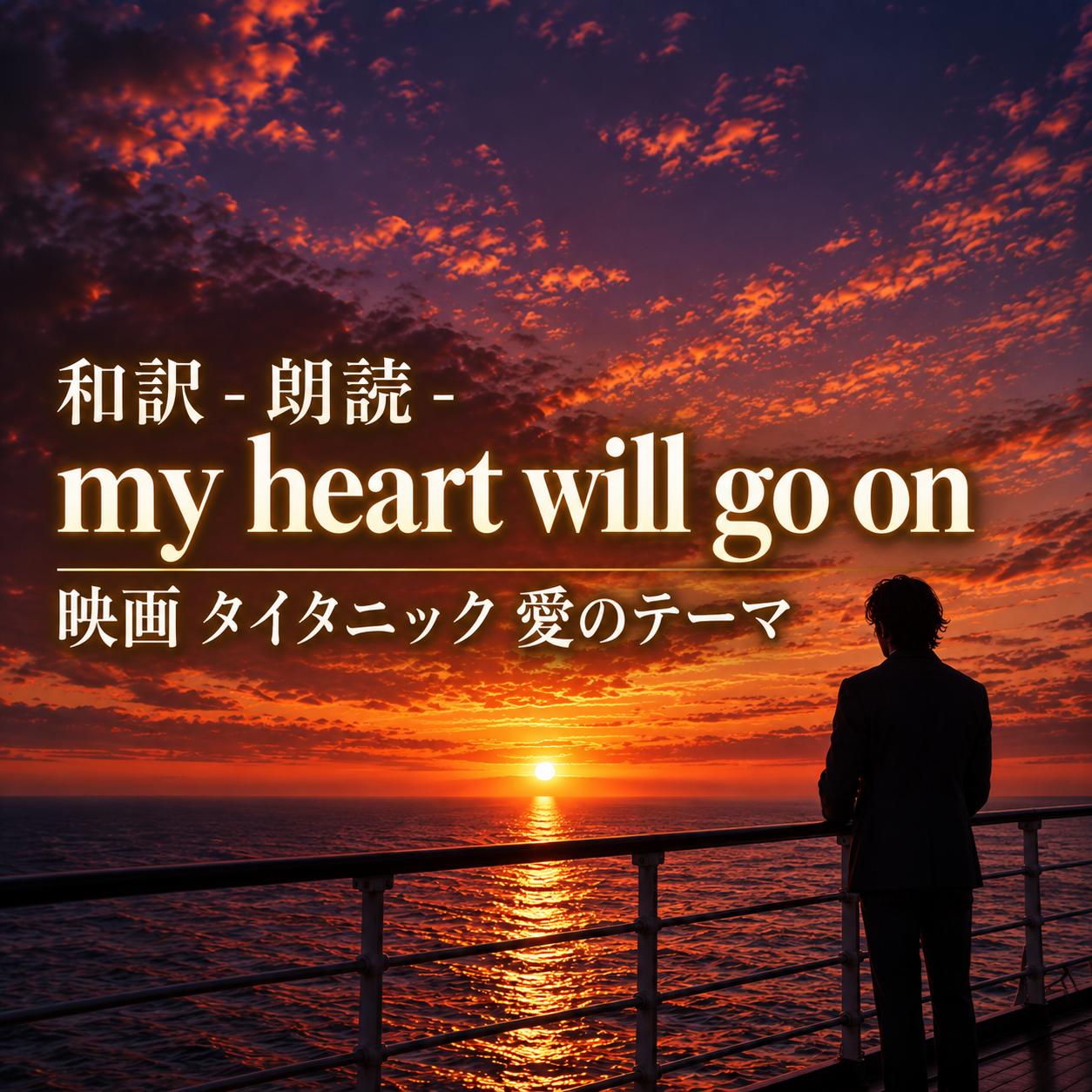 和訳・朗読 「タイタニック 愛のテーマ」 My Heart Will Go on
