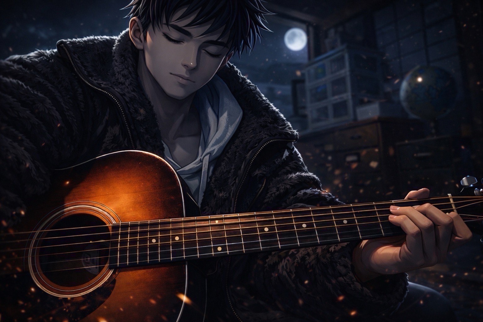 毎日9時から勉強！の初日は歌います