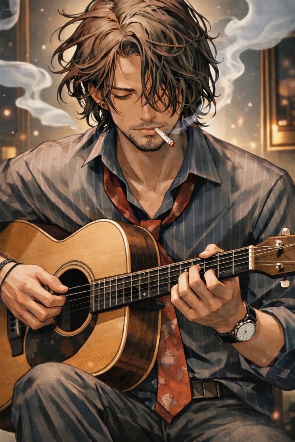 初潜寝◎ 弾き語り雑談