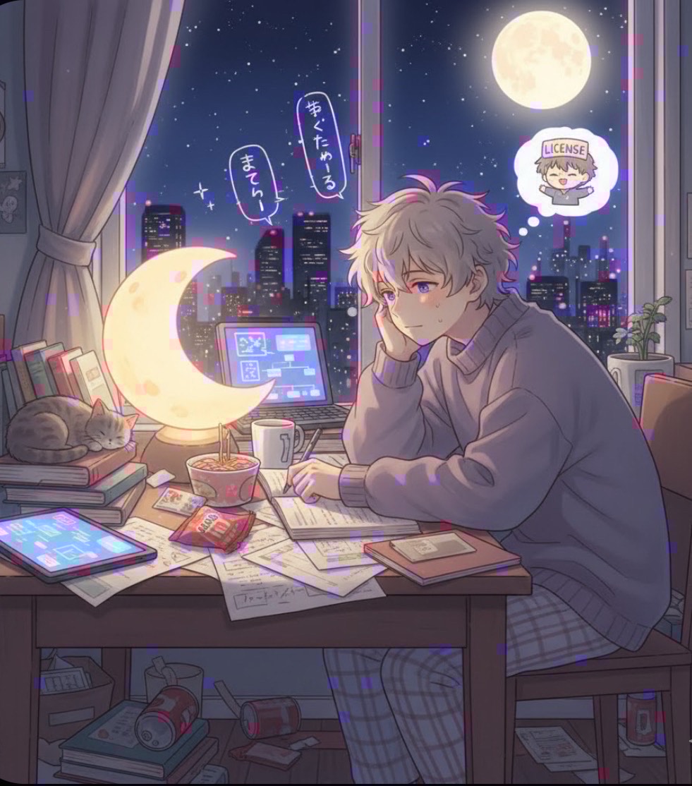 オフの日にも少しはお勉強📚