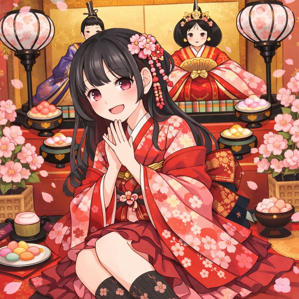 ひな祭りだったわ🎎