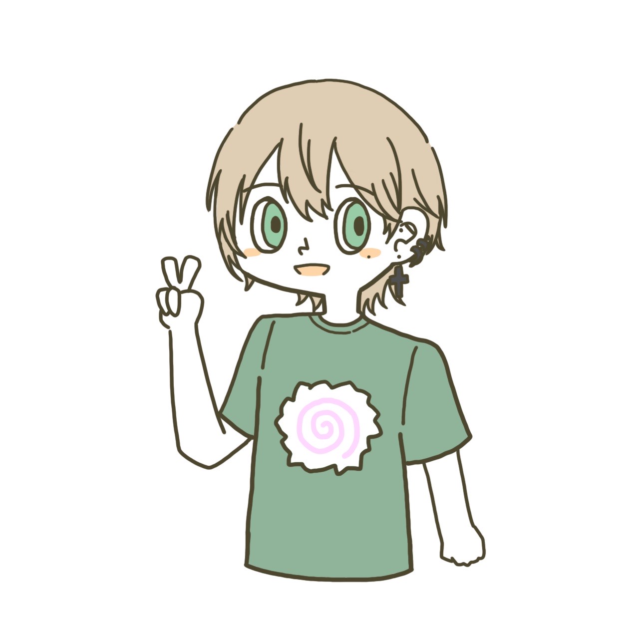野球を見るワレ