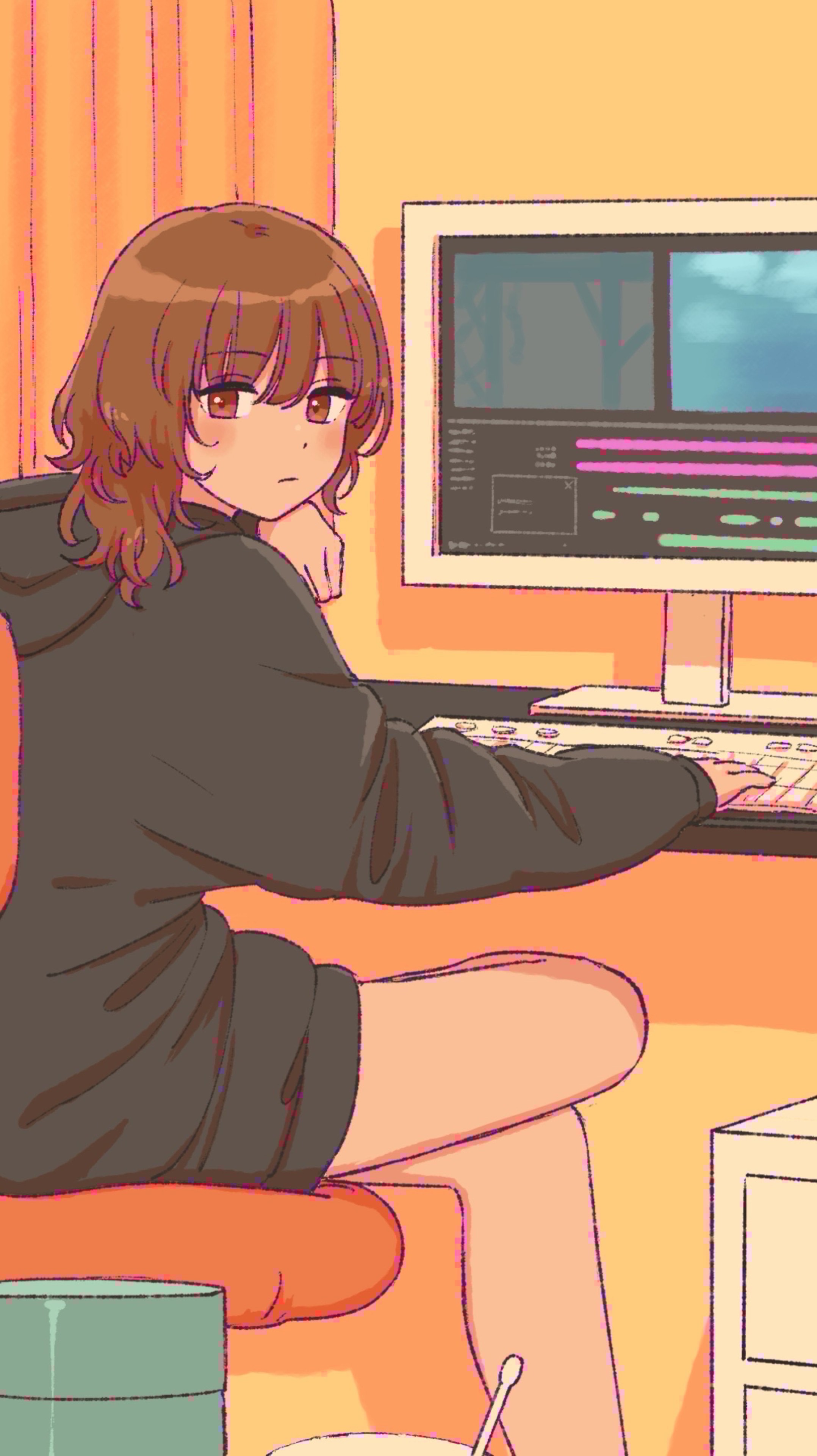 初寝潜◎世界一落ち着く作業枠