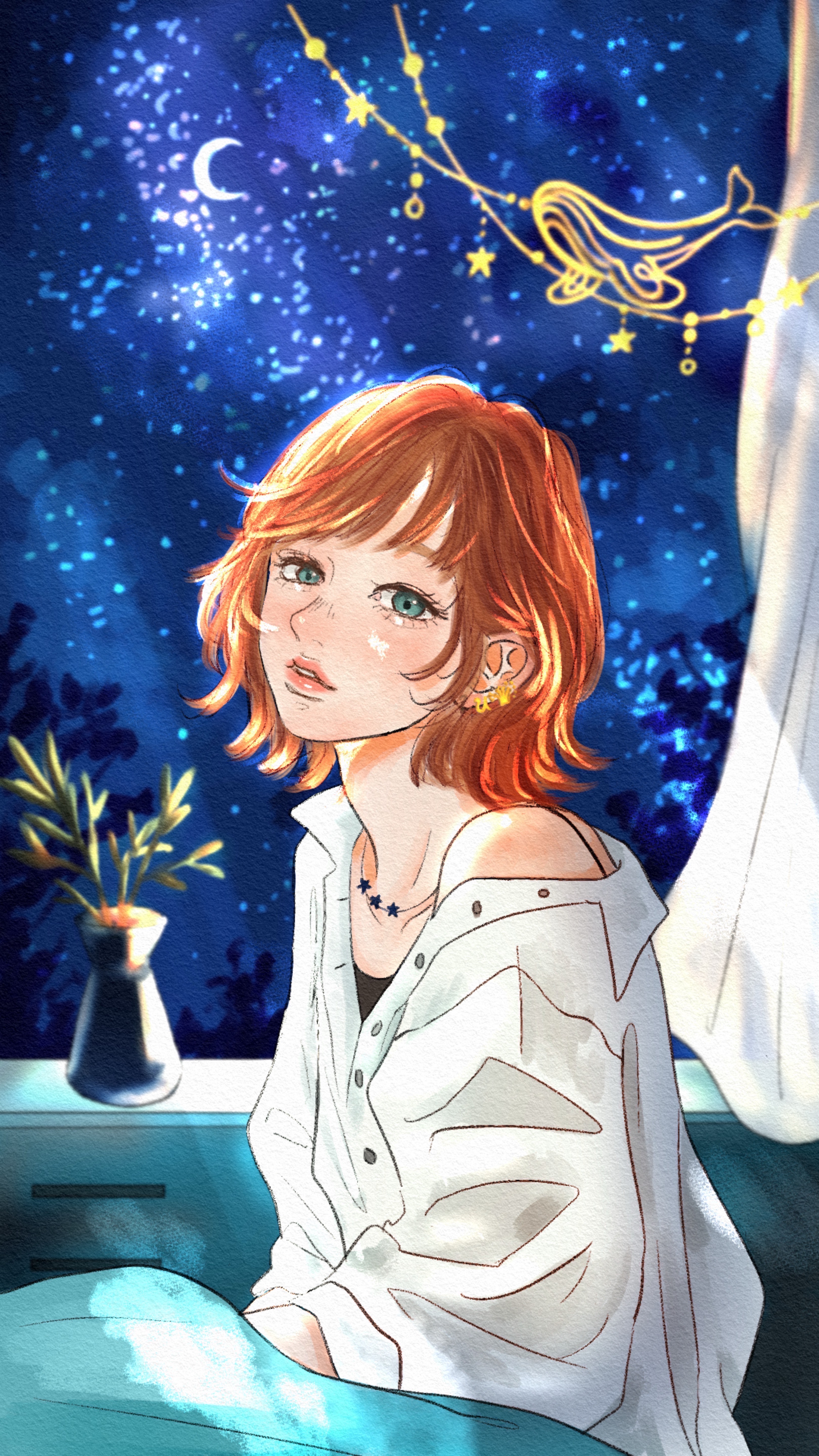 寝る前に、付き合って🌝