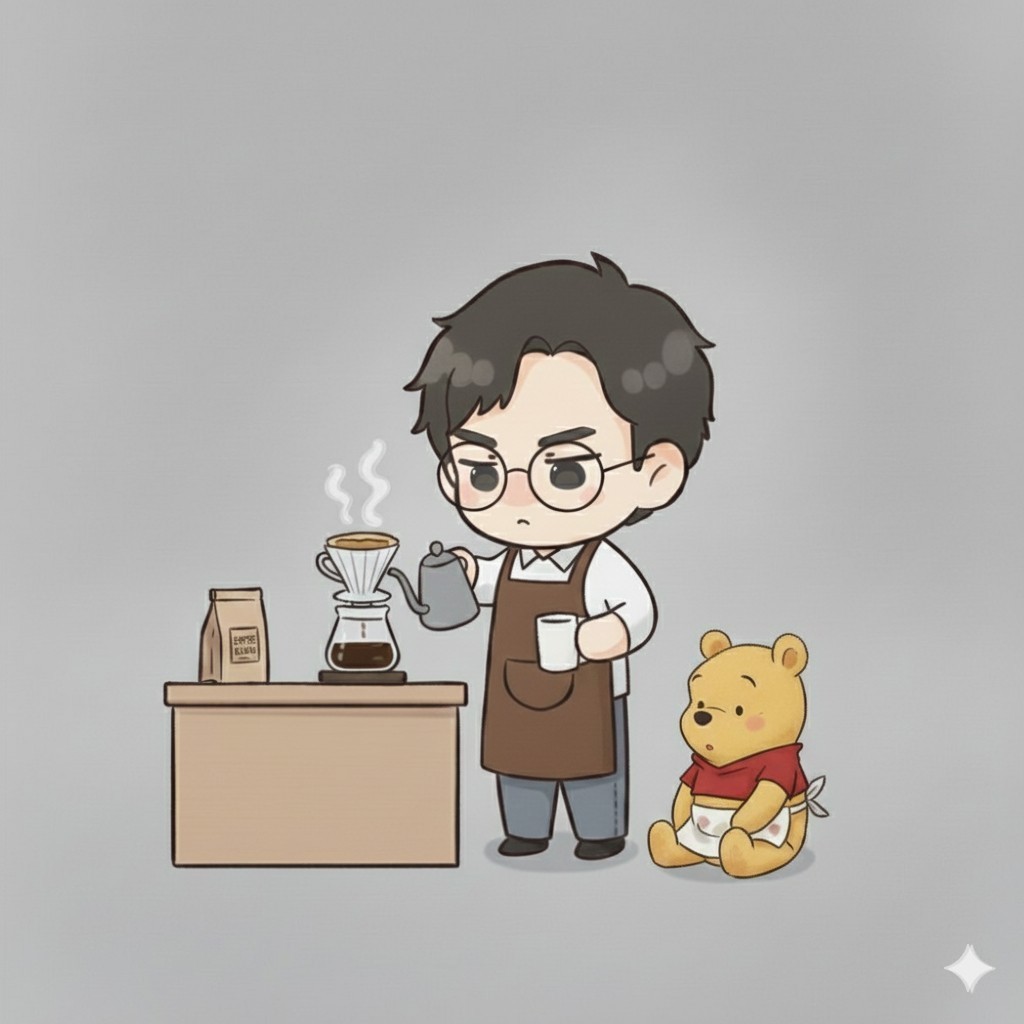 コーヒーをいれるだけ