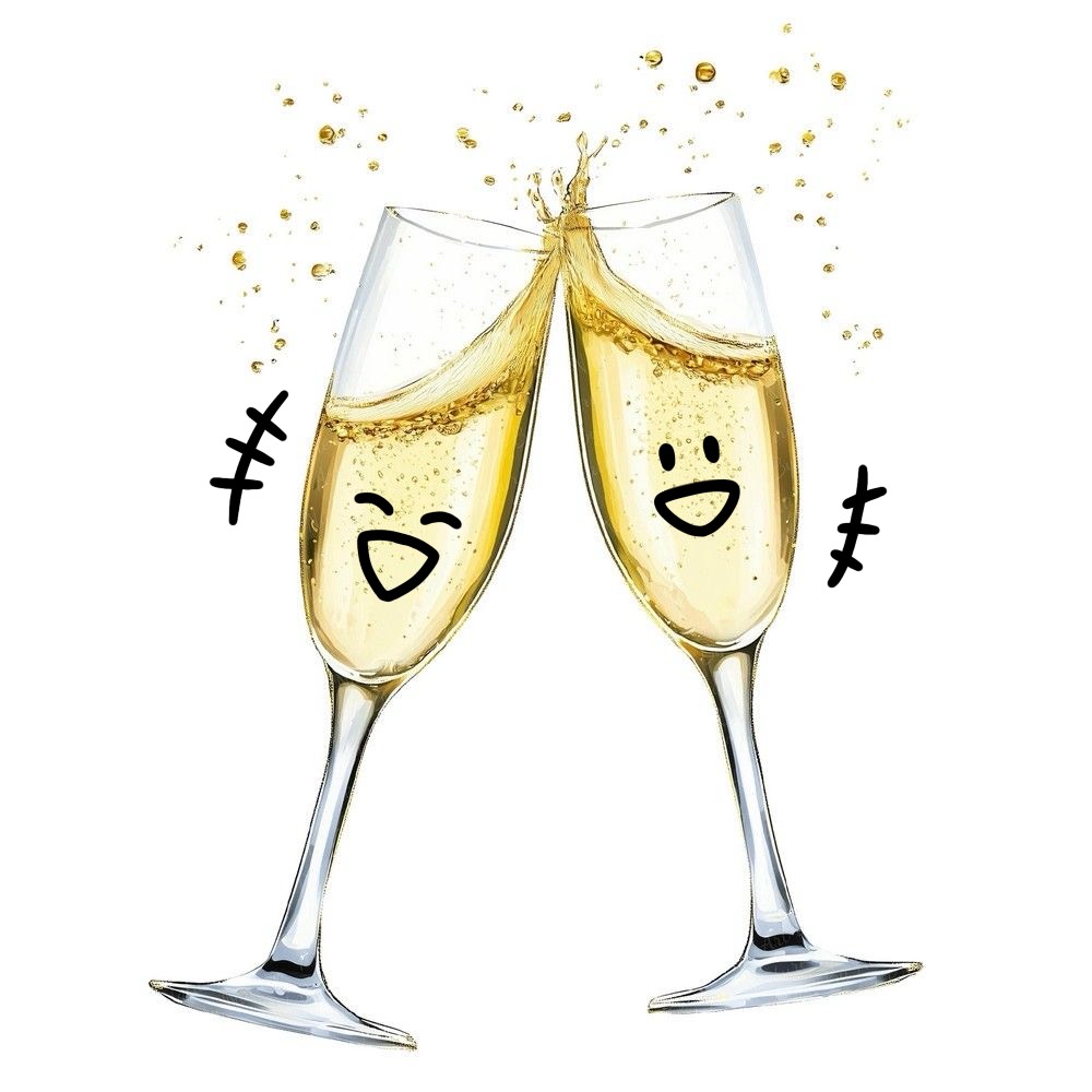 初寝潜◎笑うシャンパンのひととき＿。