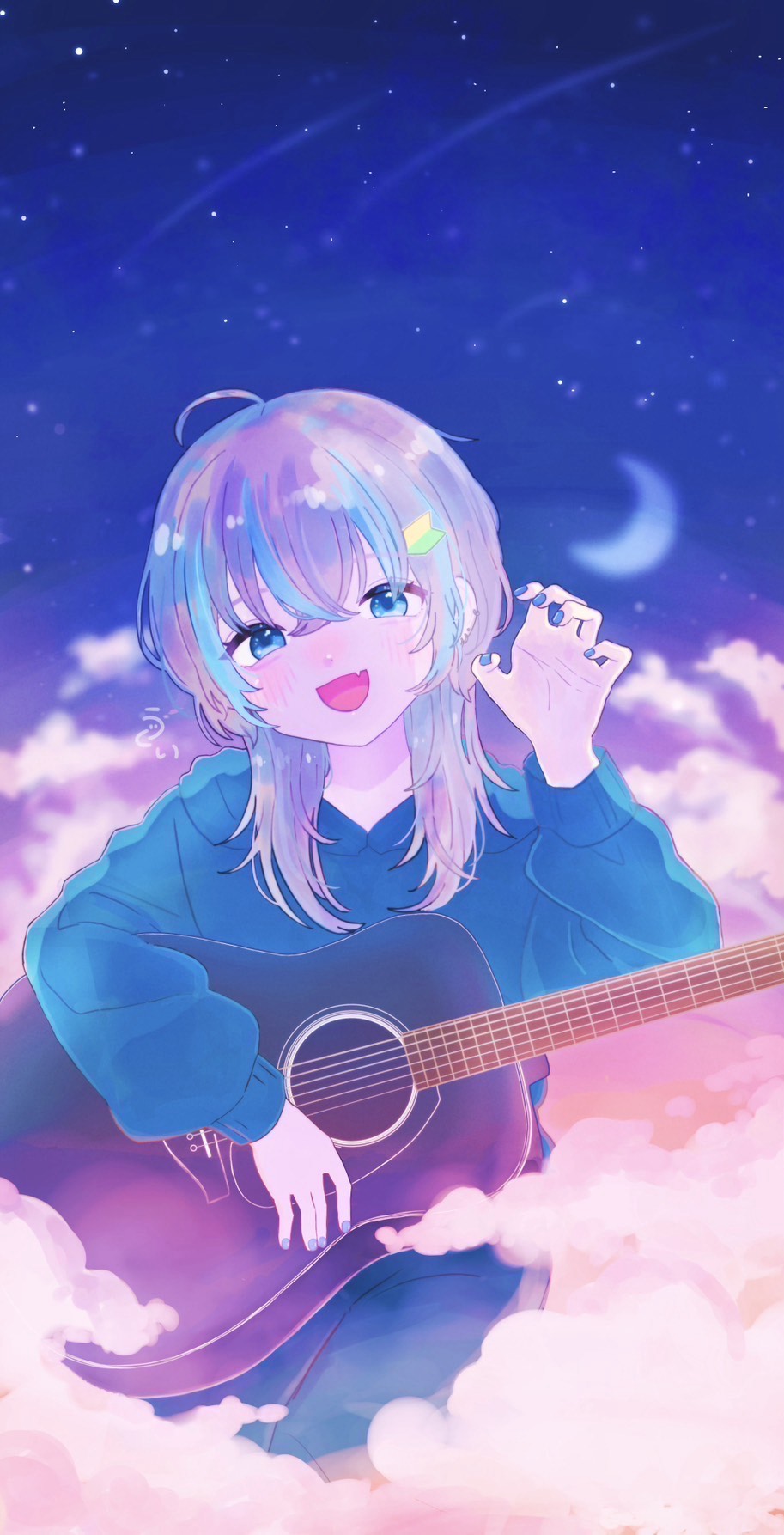 初潜◎￤夜の弾き語り