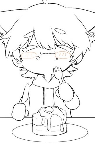 ごぴゃんたべよー😼‼️