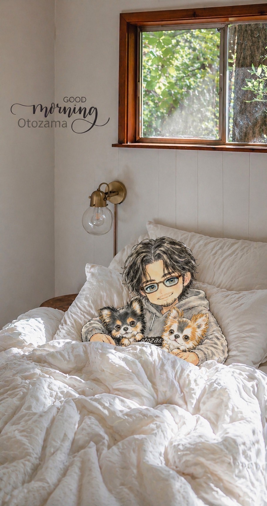 朝ベッド枠🛌