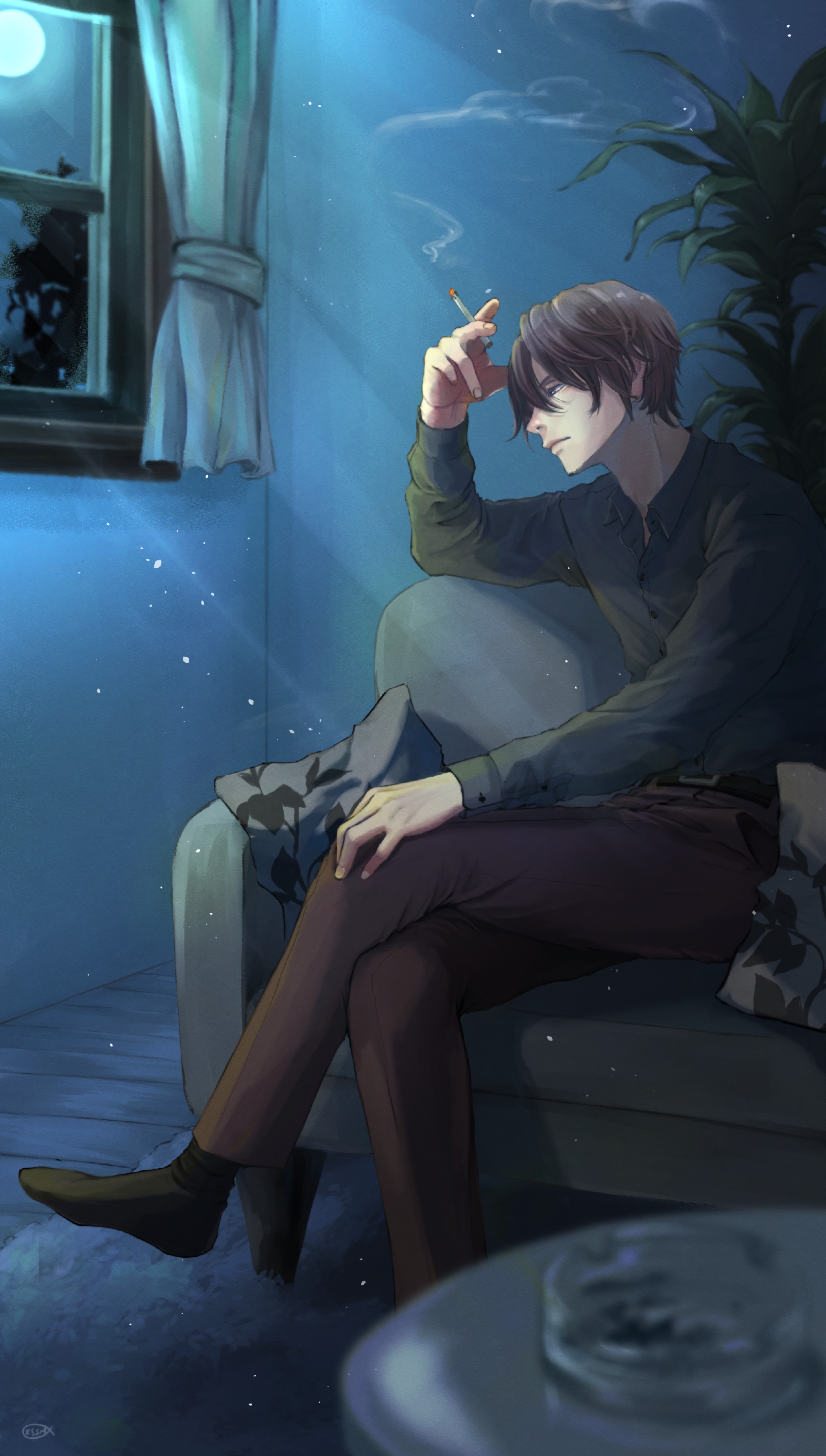 夜 更 か し 勢