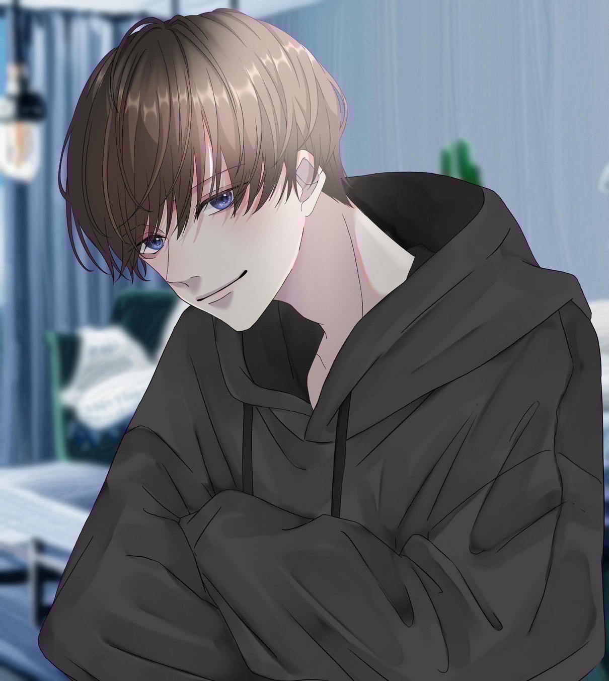 落ち着く声で