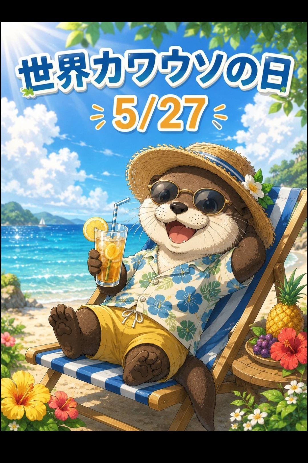 世界カワウソデー！初・潜〇😊