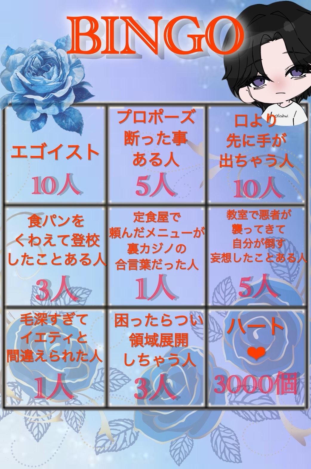 激ムズBINGO🧖‍♂️