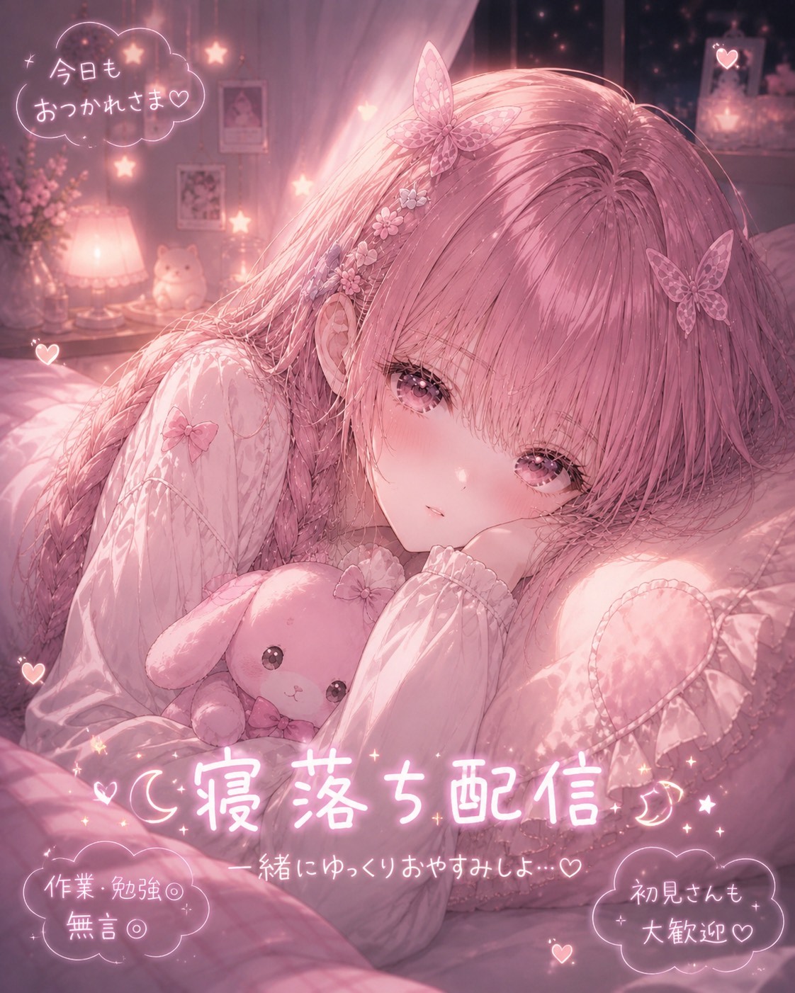 眠れない夜、一緒に寝よ？