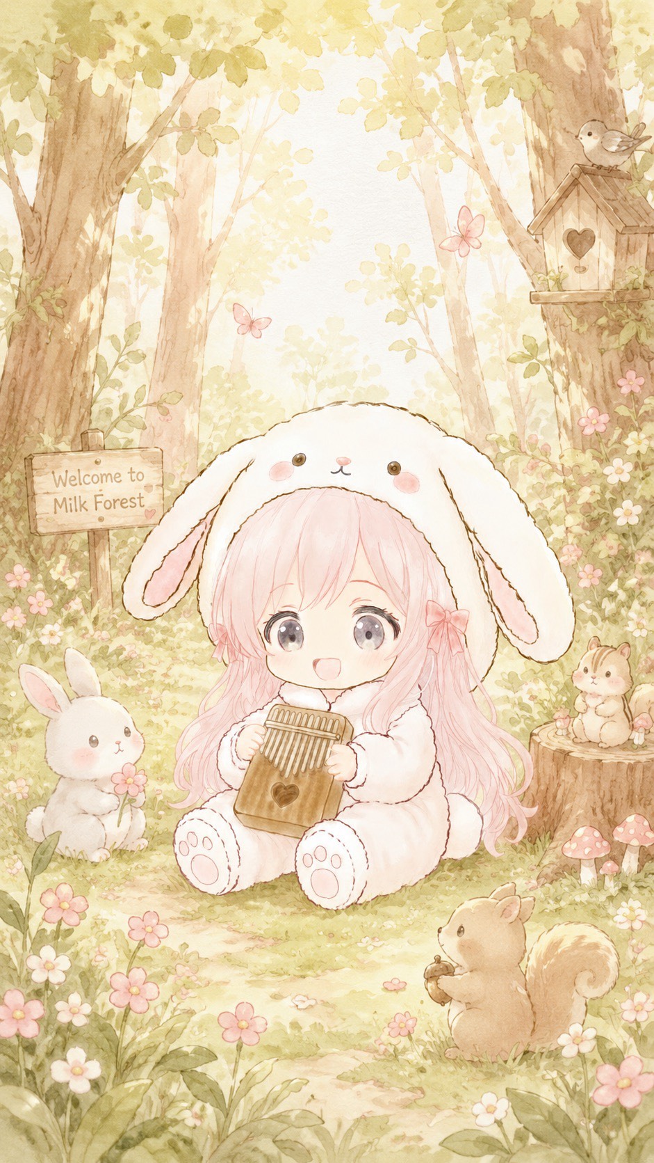 おしゃべりとカリンバ練習