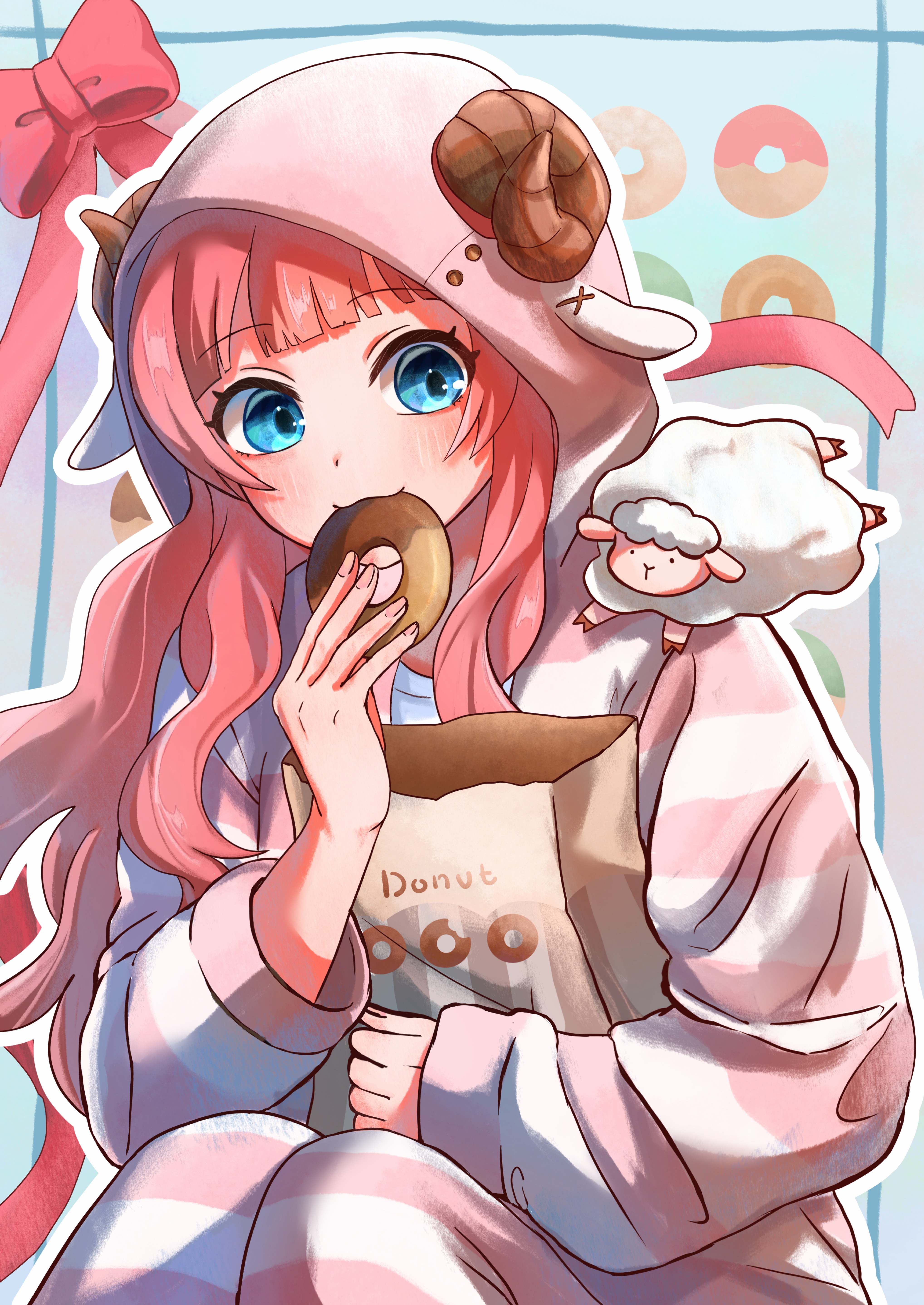 つかの間の昼休み🐑初潜寝