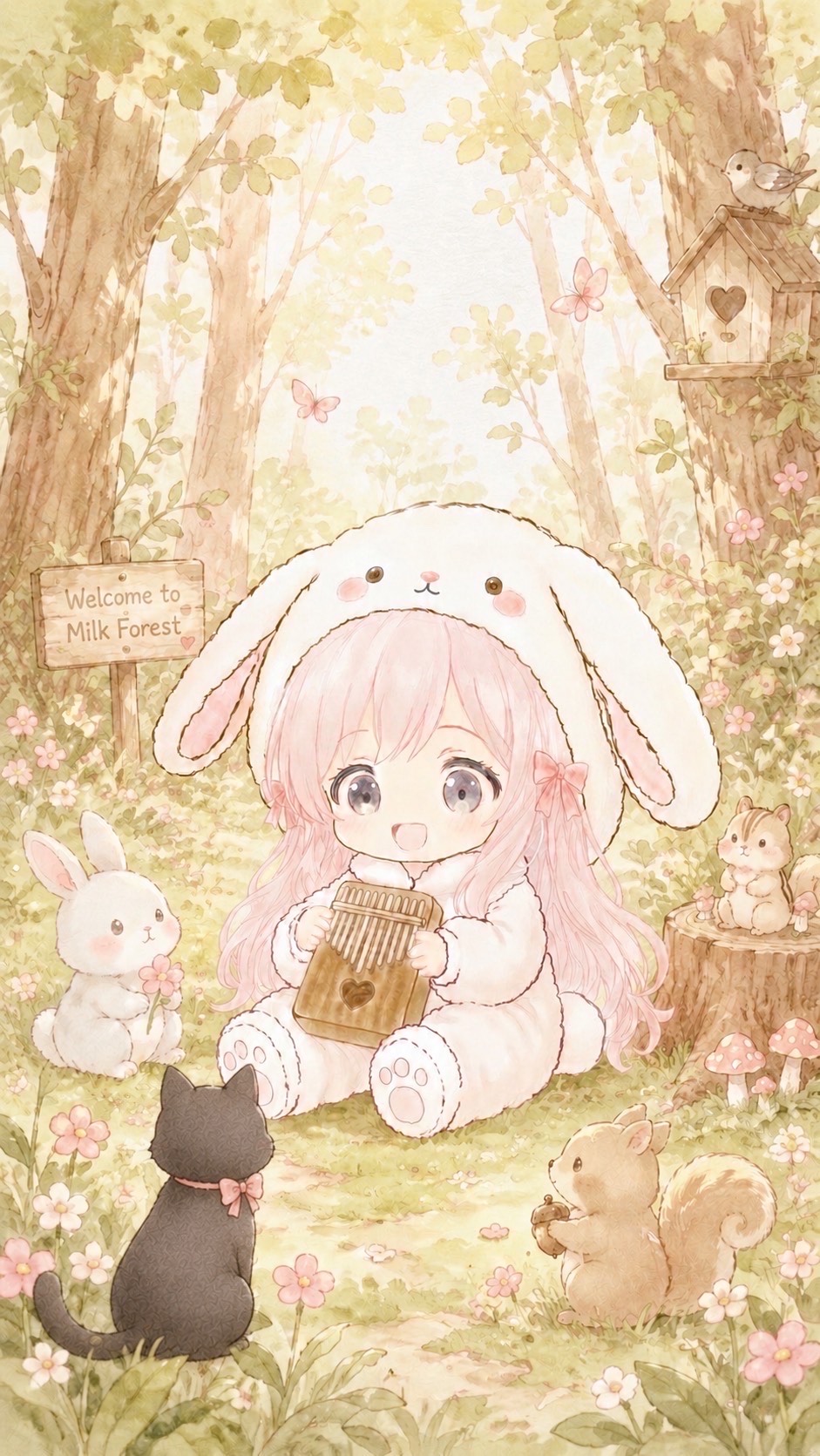 おしゃべりとカリンバ練習