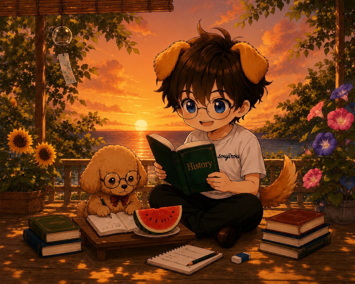 2h！夕方の勉強するぞー！