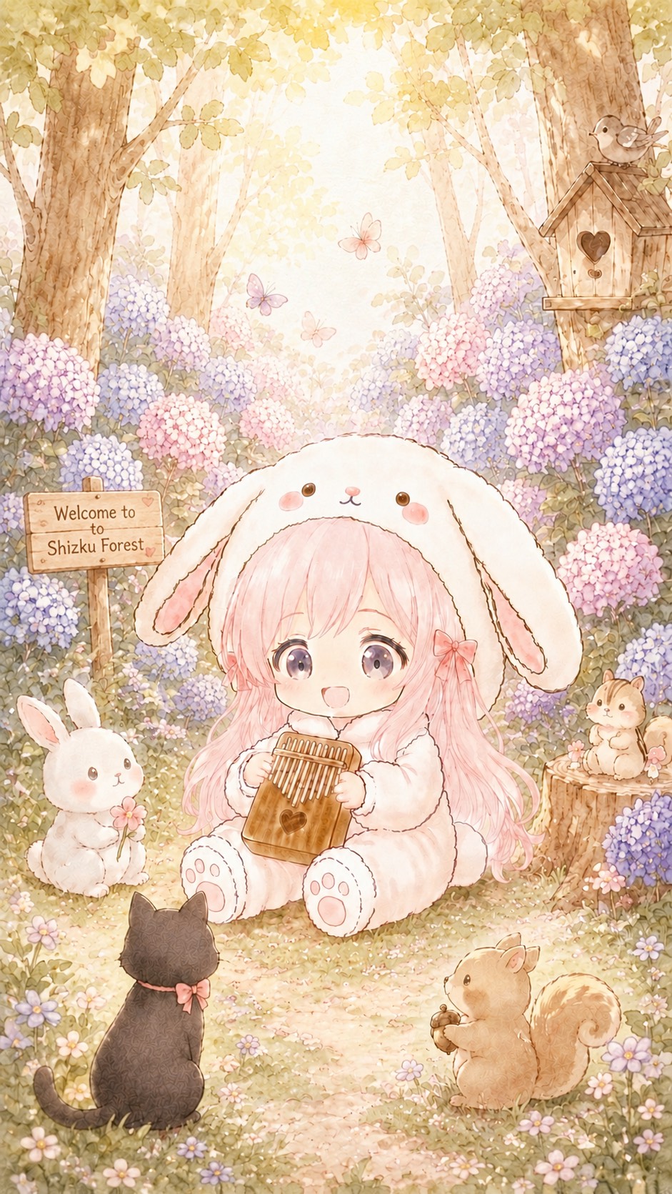二度寝にカリンバはいかがですか🍀*゜