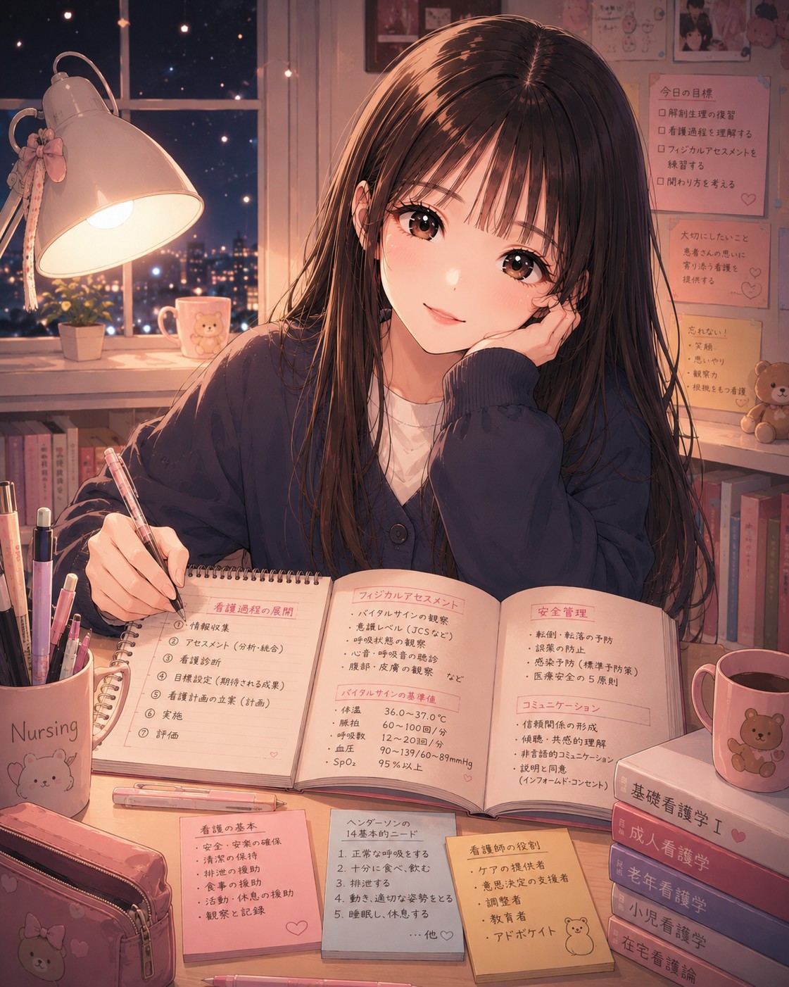 看護学生です。一緒に勉強しませんか