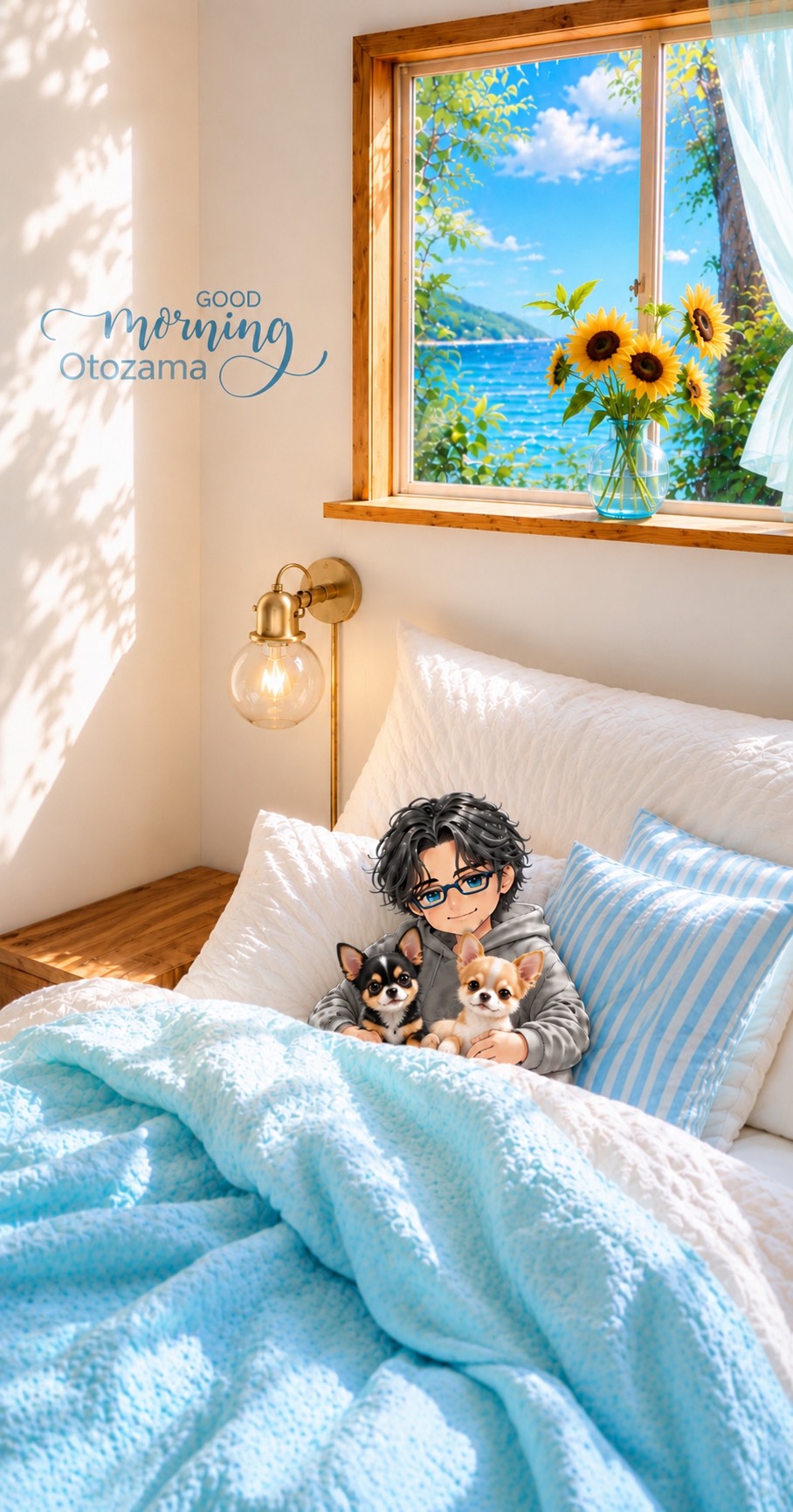朝ベッド枠🛌