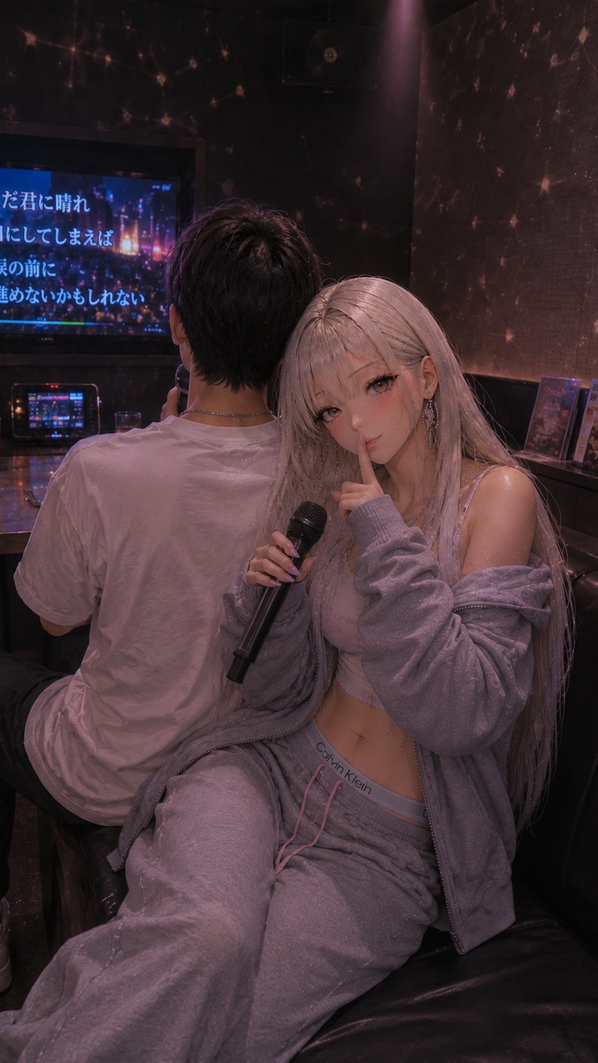 内緒のカラオケ配信🙊