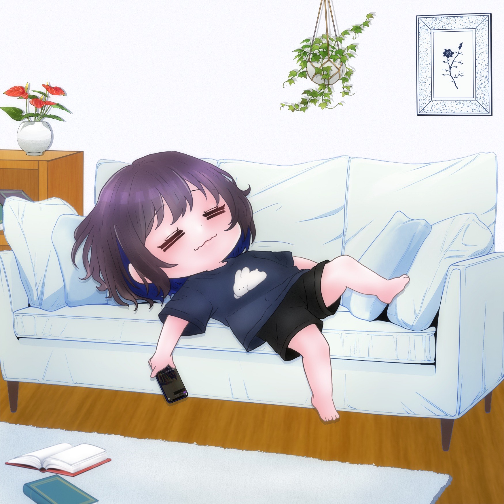 ソファーで沈没枠 🚢( *¯  ¯*)