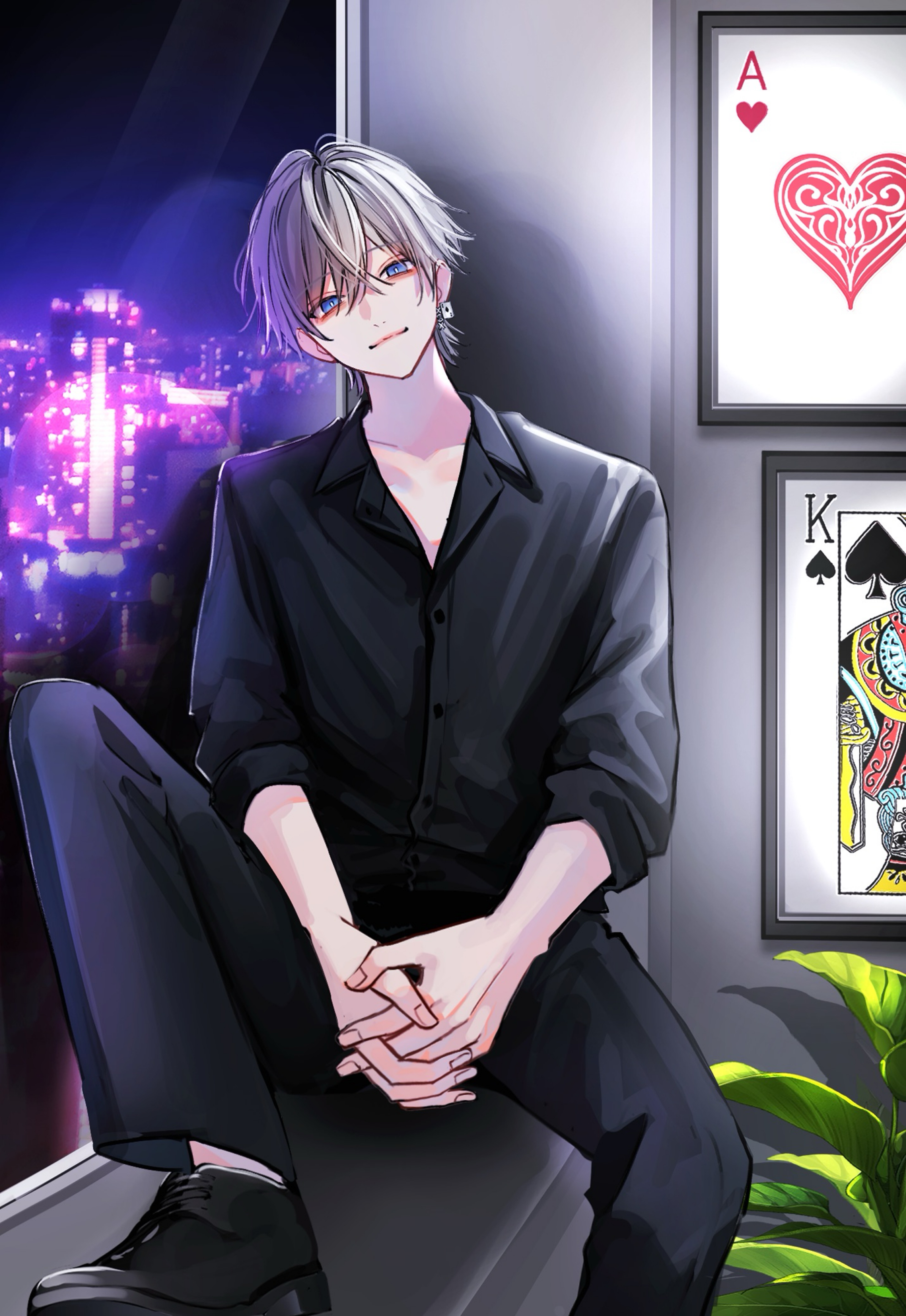 夜更かしさん。