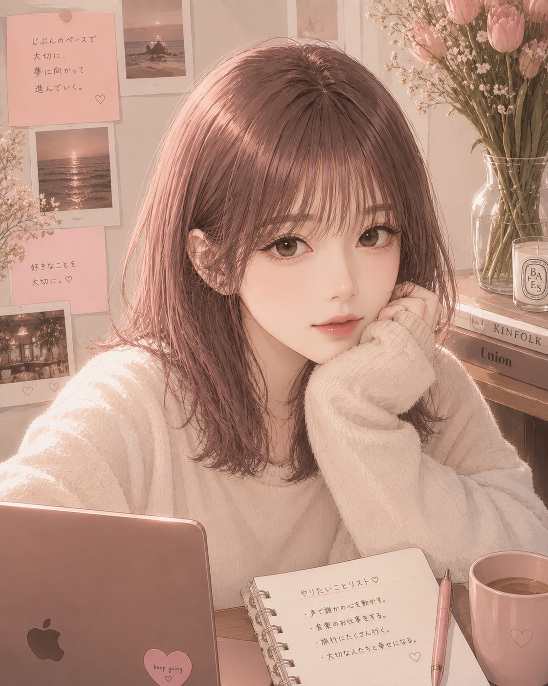お話しよꕀ☆