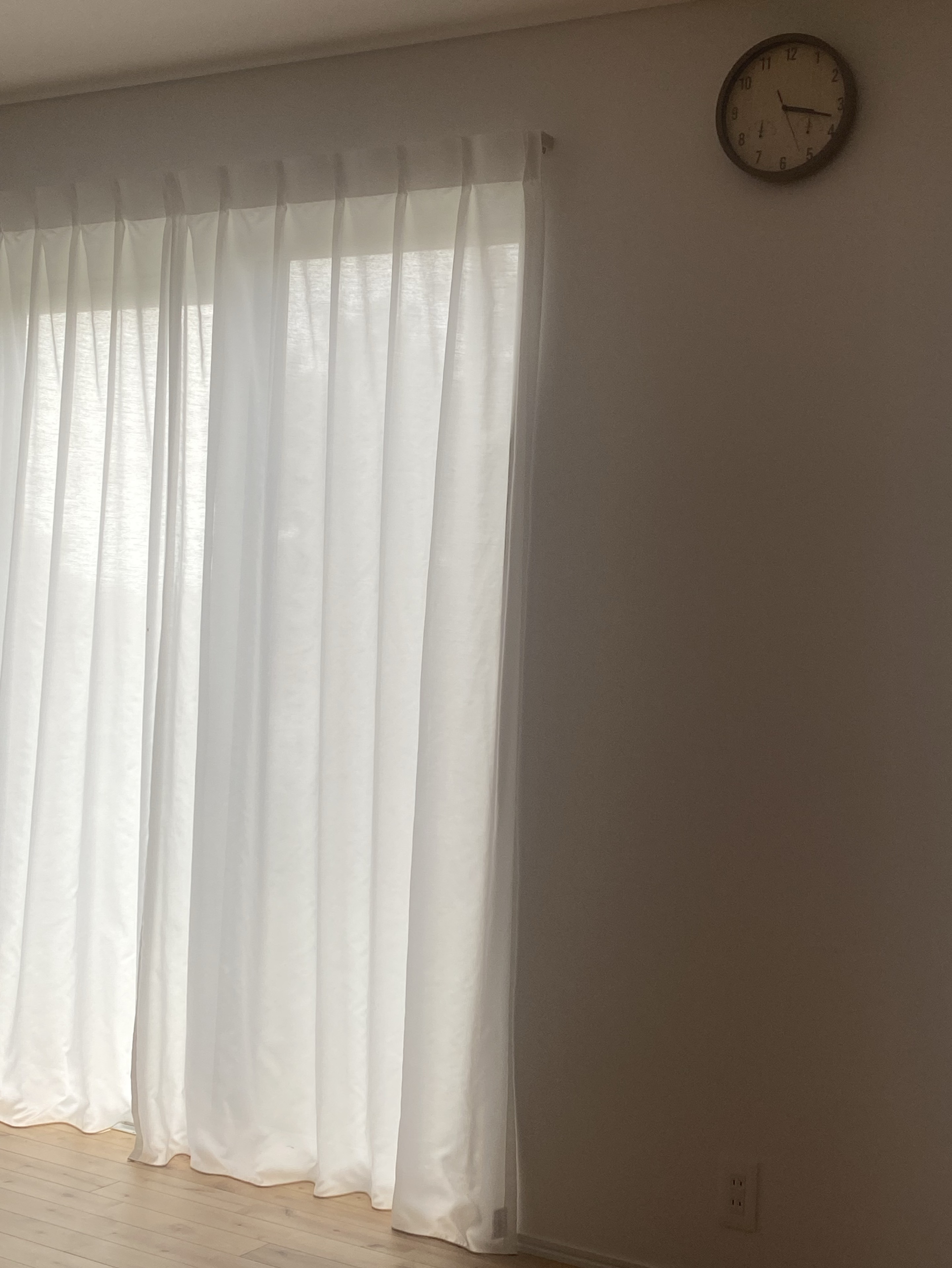 あついので