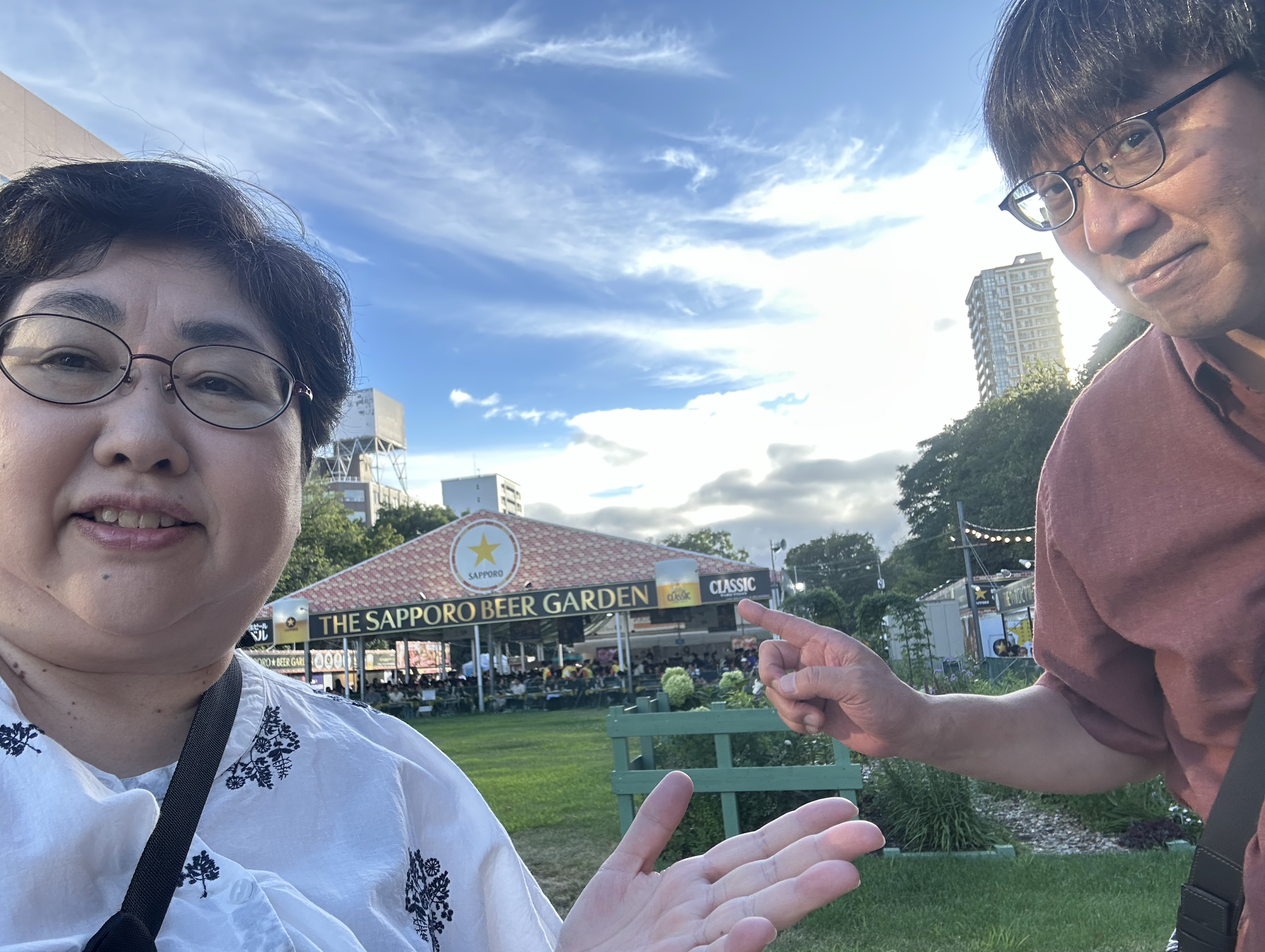 ビアガーデンなう！