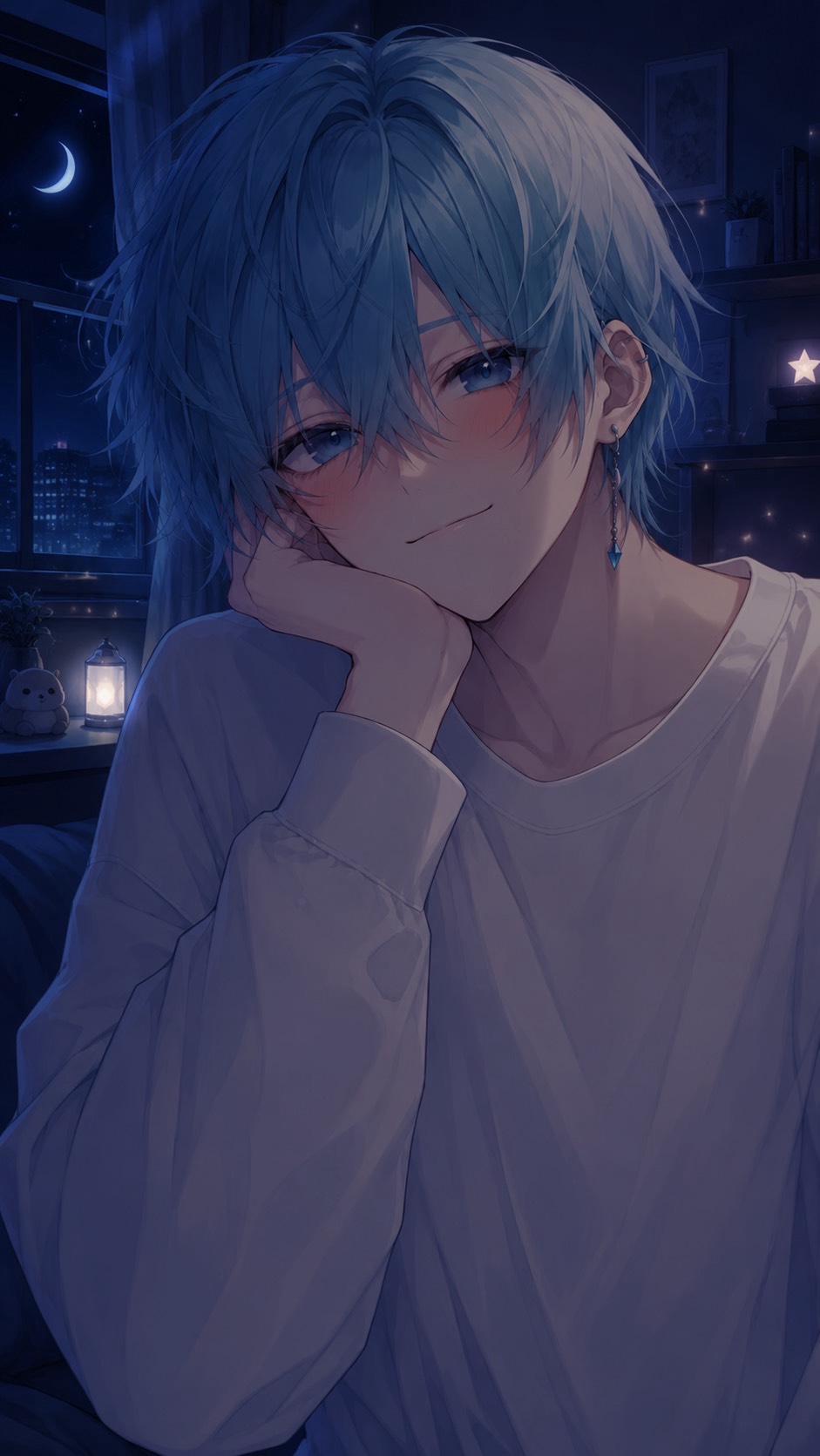 夜更け、君の居場所  . °