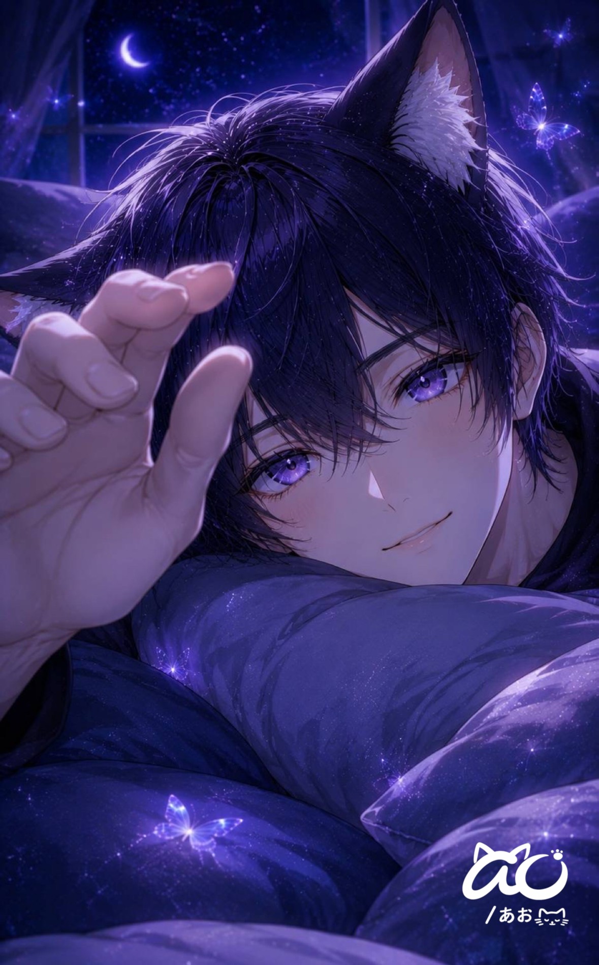 初寝潜◎おやすみ待ってるね🌙#478