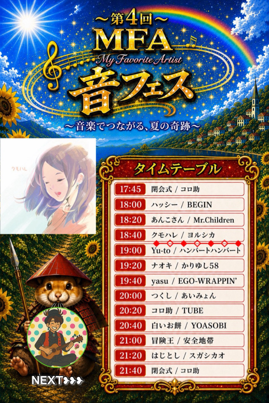 第4回MFA音フェス第3奏者