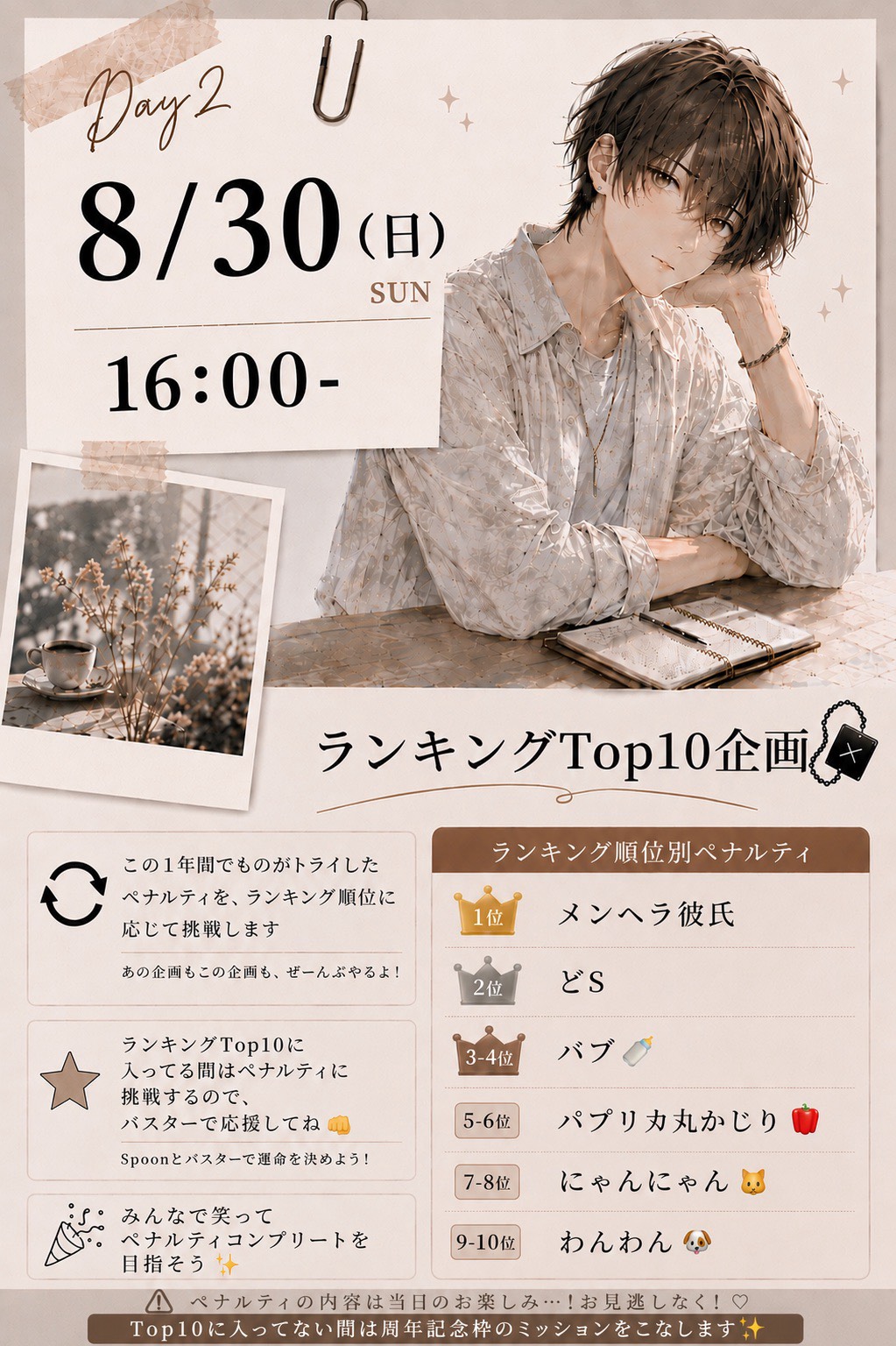 【企画】ランキングTop10企画🎯