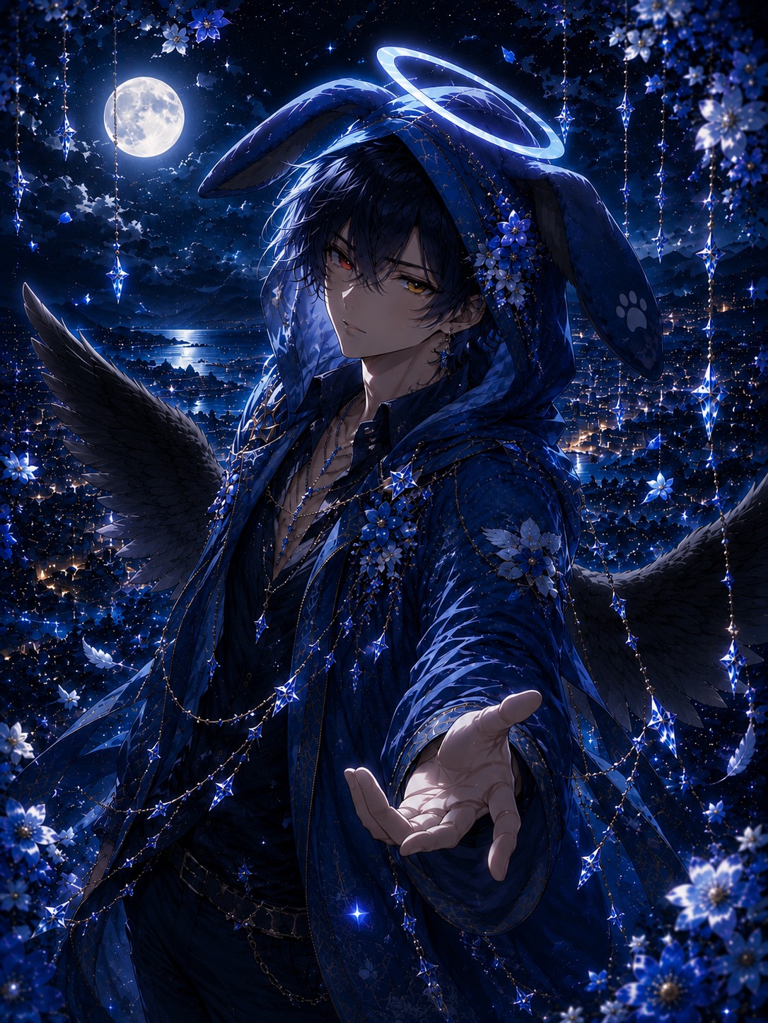 夜ですね