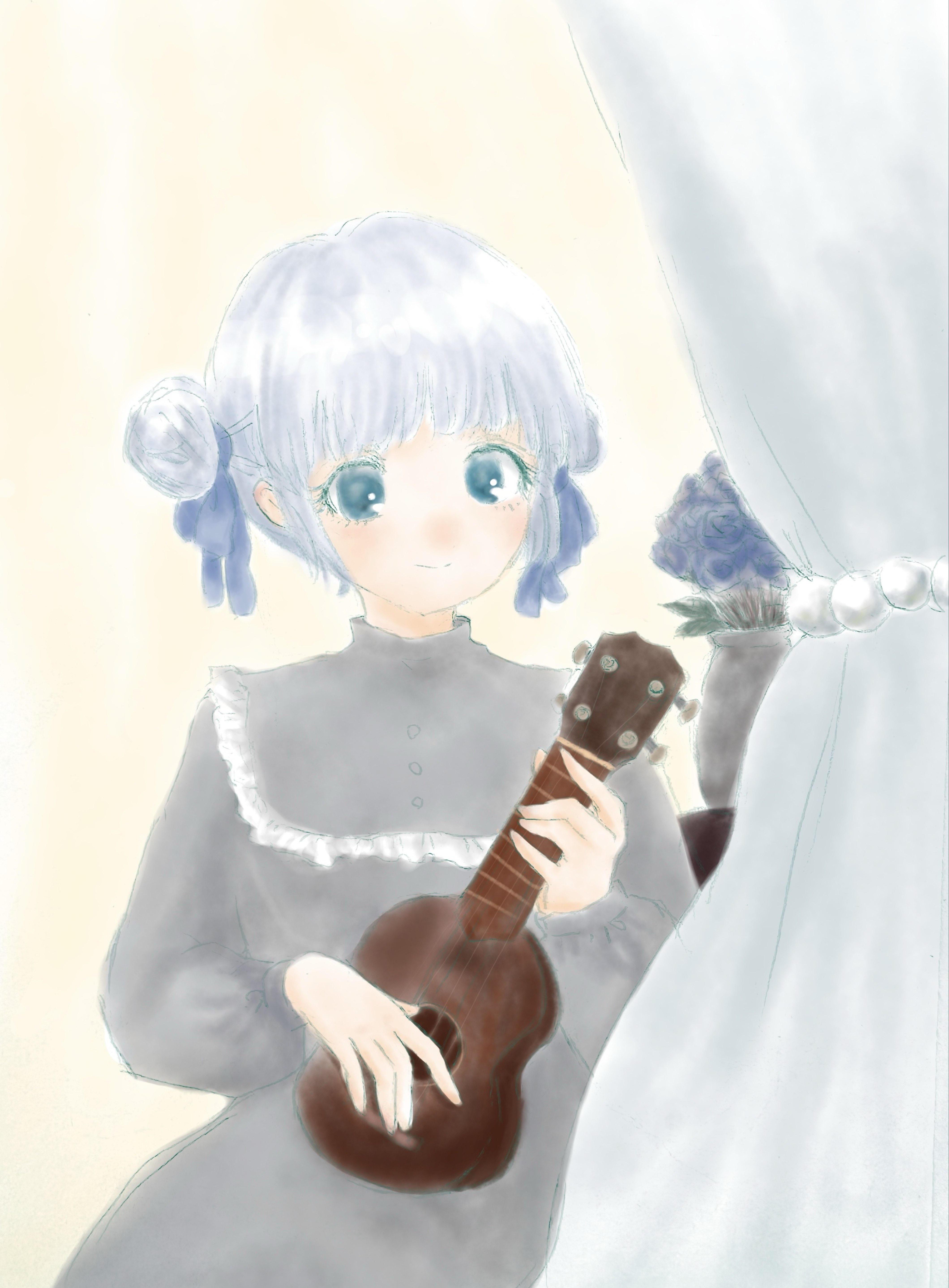 弟子と過ごせる夜だね〜🐚‎🫧