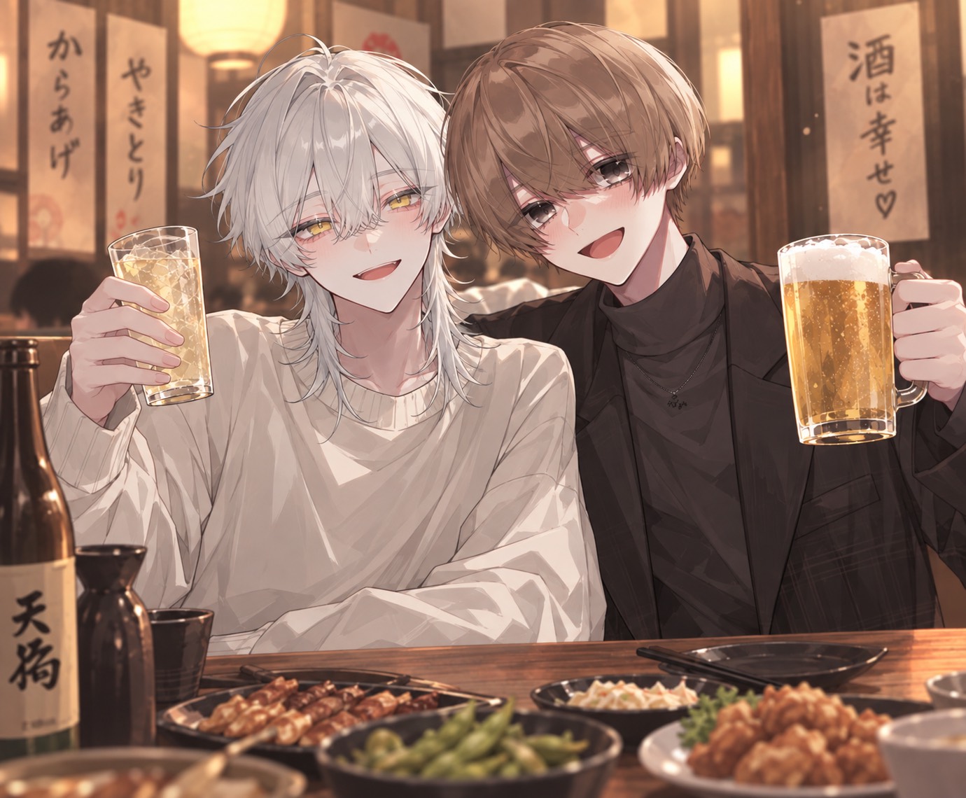 しょう＆はくコラボᐕ)ﾉｵﾁｭﾆﾀﾞ~~