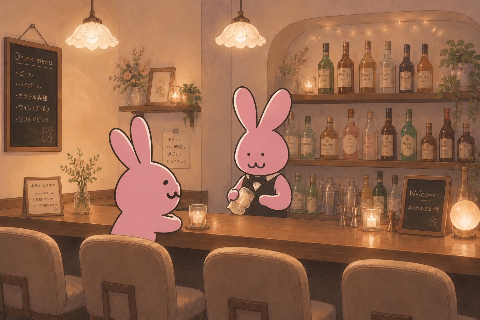 BARうさぎ🥃おはようさぎ🐰ᩚ