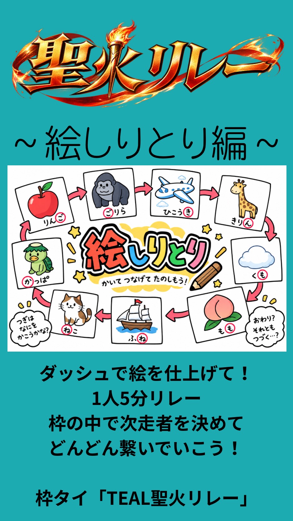 TEAL絵しりとりリレー