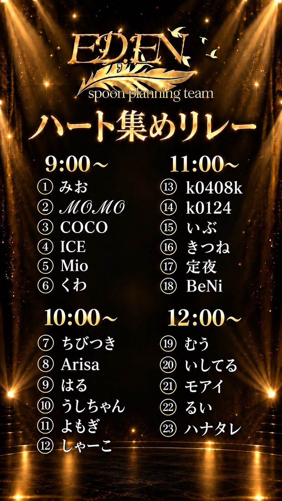  EDE relay本部