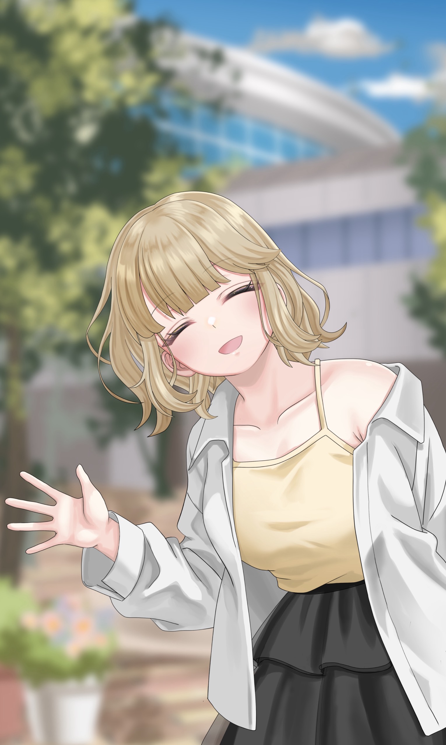 んっはよん！