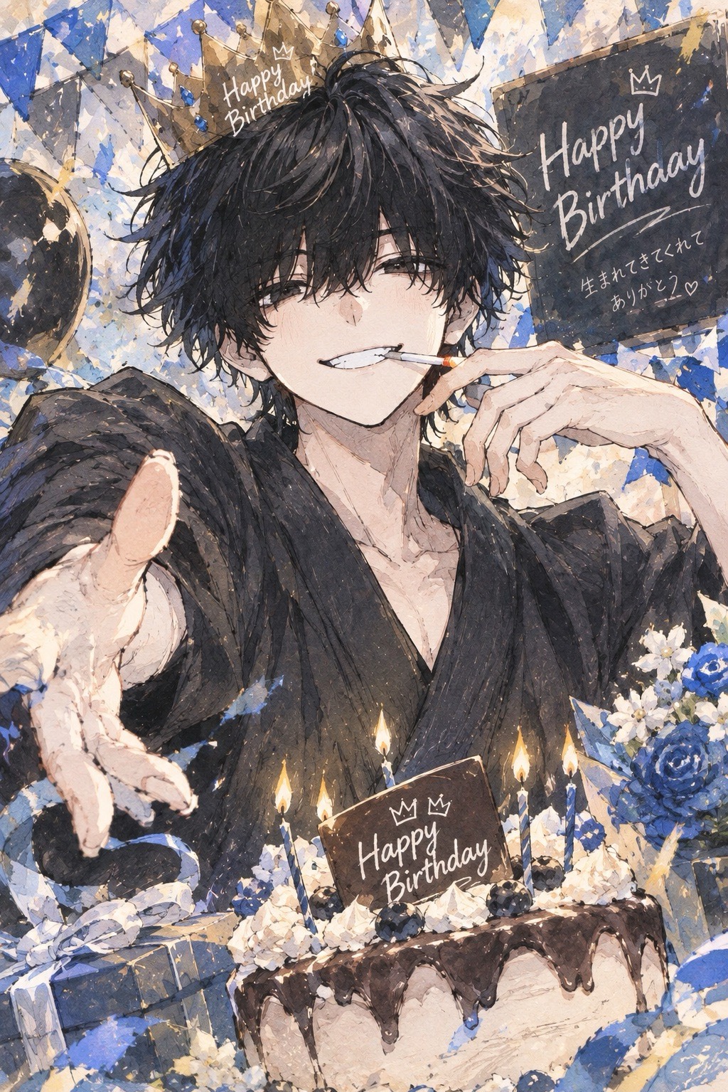 誕生日です俺🎂🎊🎉