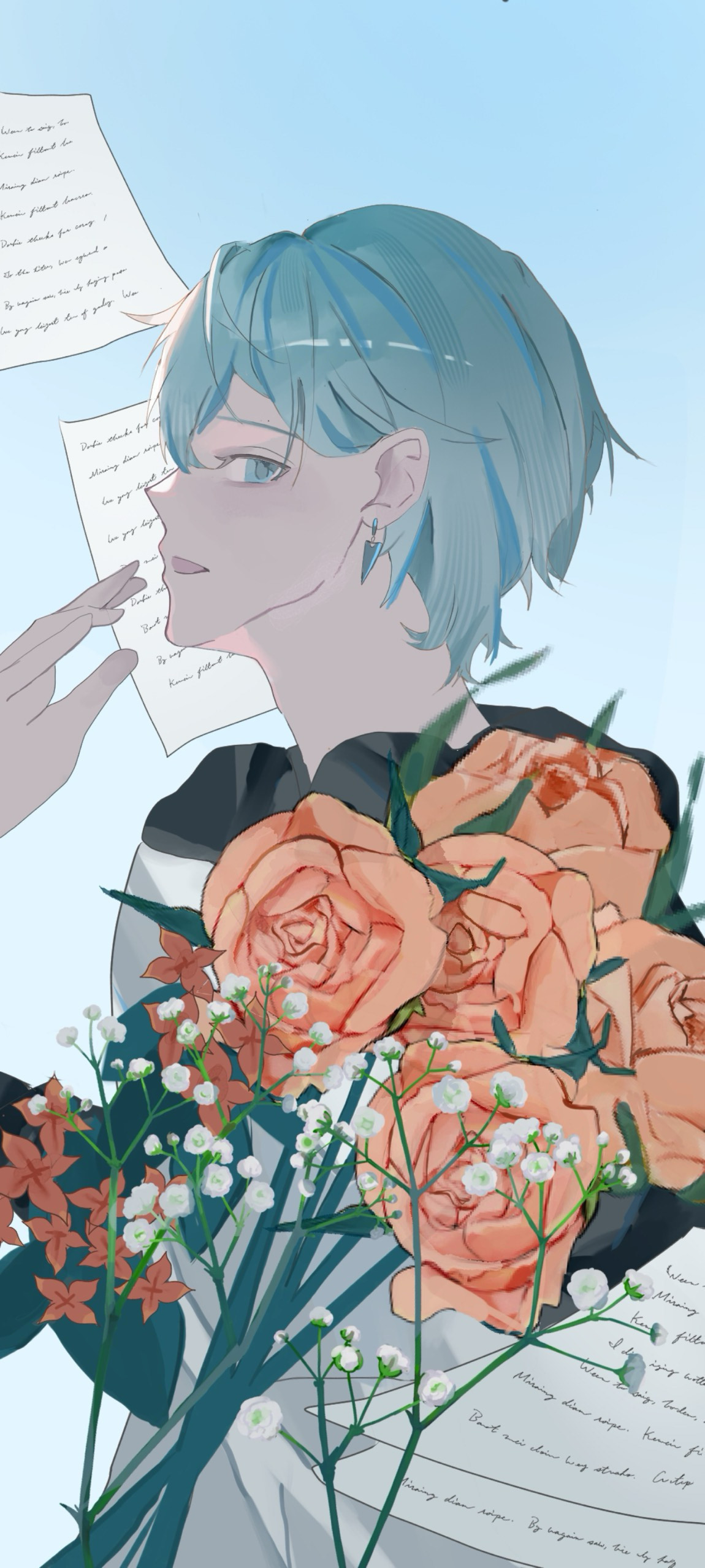朗読する。